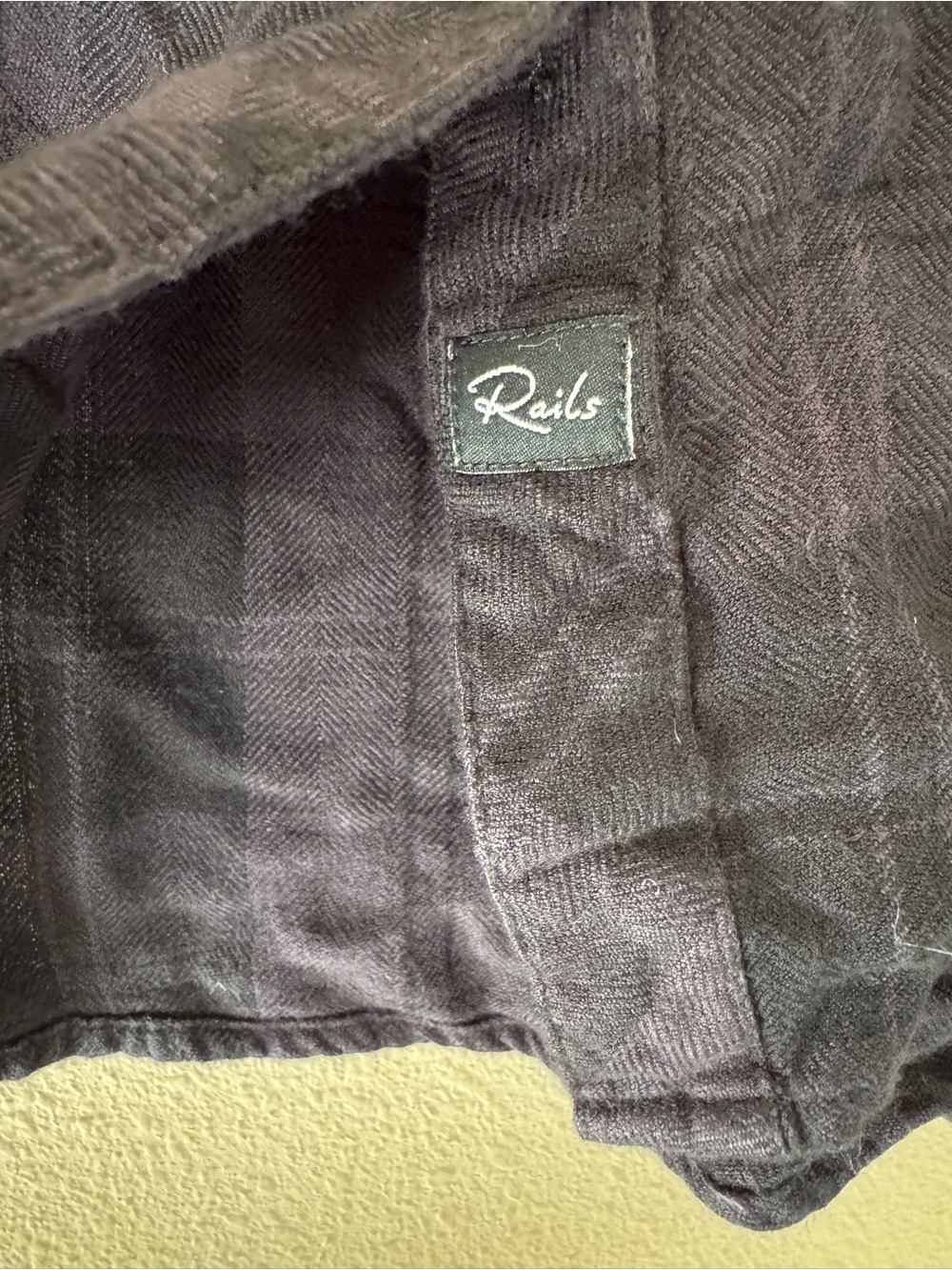 Women's Rails Black Hunter Button-Front Plaid Shirt - Picture 4 of 5